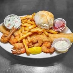 Fried Haddock & Shrimp Dinner