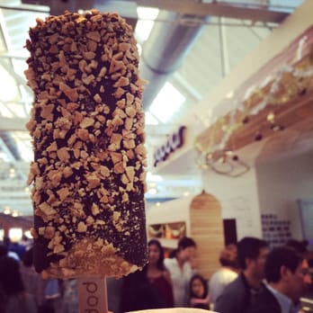 Popbar - Dulce de Leche, dipped in dark chocolate, covered in waffle cone bits - Desserts Near Me - Anaheim, California