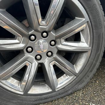 Northwest Chevrolet - Brake caliper fell off and went through wheel, causing flat tire - Car Dealers Near Me - McKenna, Washington