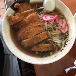 Katsu ramen, pretty good except my husband wish it came with katsu sauce.