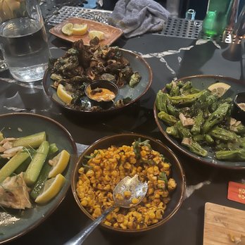 Oak & Coal - Off the charts Brussels sprouts, elote, miso fish, shishitos - Japanese Near Me - Costa Mesa, California