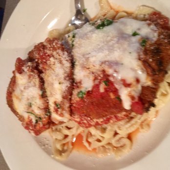 Carmine's - Hubby's eggplant & chicken parm - Italian Near Me - East Hartford, Connecticut Carmine's - Hubby's eggplant & chicken parm - Italian Near Me - East Hartford, Connecticut