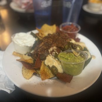 Suds Brothers Brewery - Nacho's with pulled pork and cold cheese - Breweries Near Me - Evanston, Wyoming Suds Brothers Brewery - Nacho's with pulled pork and cold cheese - Breweries Near Me - Evanston, Wyoming