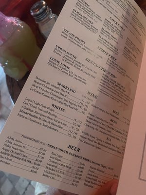 Menu photo 2 Napoleon House New Orleans, LA