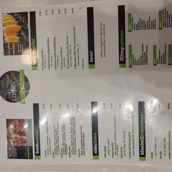 The Crepevine - Menu - Creperies Near Me - Ormond Beach, Florida
