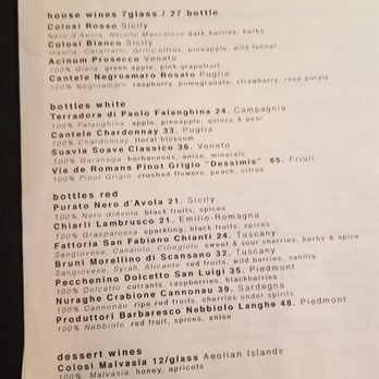 Tappi - Wine list - Italian Near Me - Twisp, Washington