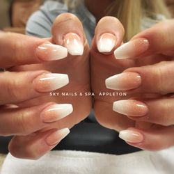 Sky Nails & Spa Appleton - Rose Ombre Glitter, I love it!