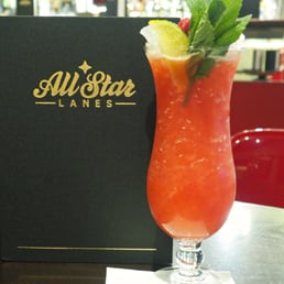 The bar man made me a special cocktail. Perfectly fruity and sweet!
