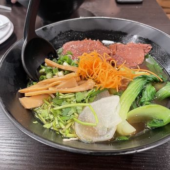 Fun Noodle Bar - R4. Beef Noodle Soup in Clear Broth - Asian Fusion Near Me - Amarillo, Texas