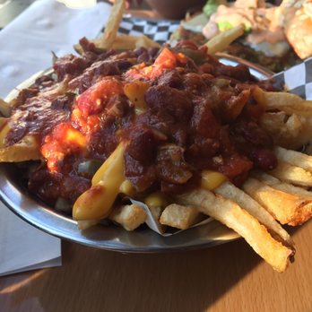 The Burger Point - Chili  Fries with Vegetarian Chili!   Great flavor - Burgers Near Me - Chicago, Illinois