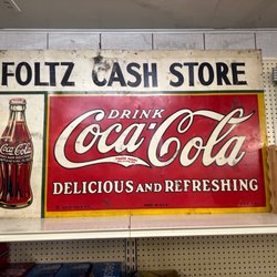 Foltz Store - Original store sign from 1934