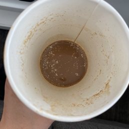 Apparently, an oat milk cappuccino. Apparently, an oat milk cappuccino.