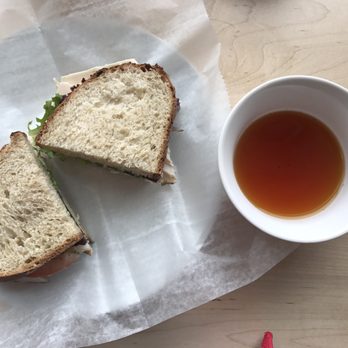 Fluffy Duck Cafe - Turkey Sandwich + Rooibos Tea - Cafes Near Me - Cleveland, Ohio
