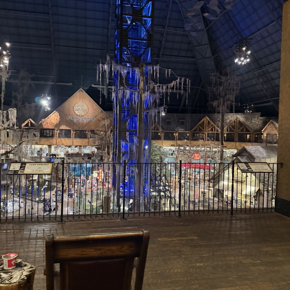 The Memphis Pyramid - Balcony view overlooking Bass Pro Shop and elevator to top deck - Shopping Centers Near Me - Memphis, Tennessee The Memphis Pyramid - Balcony view overlooking Bass Pro Shop and elevator to top deck - Shopping Centers Near Me - Memphis, Tennessee