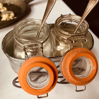 The Prescott - So cute! Salt and pepper with little baby spoons. - Diners Near Me - Kernersville, North Carolina