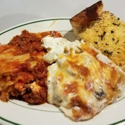 Highland County Moose Lodge 2494 - Tasty Red & White Lasagna Combo.