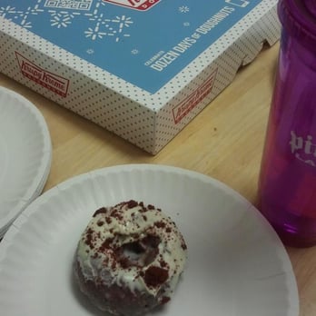 Krispy Kreme - Red Velvet Doughnut - Donuts Near Me - Arlington, Texas