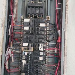 Completed repair on a customer's panel. It was a mess!