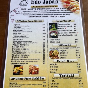 Edo Japan - Sushi Bars Near Me - Pearland, Texas