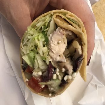 A Luncheon Time - Greek chicken wrap (half). - Caterers Near Me - Bay Village, Ohio
