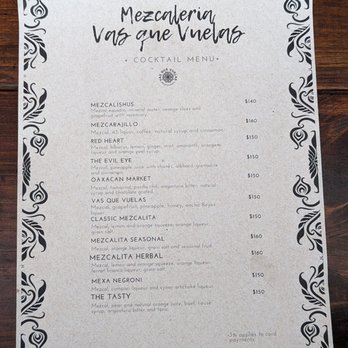 Vas Que Vuelas - COCKTAIL MENU (June 2023) - Bars Near Me - Cabo San Lucas, BCS Vas Que Vuelas - COCKTAIL MENU (June 2023) - Bars Near Me - Cabo San Lucas, BCS