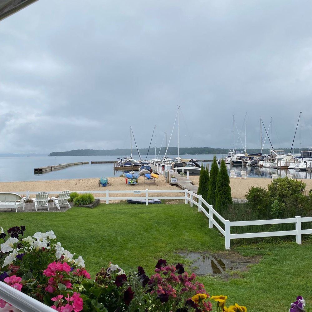 Boathouse Restaurant - Just the view from outside seating area - French Near Me - Traverse City, Michigan Boathouse Restaurant - Just the view from outside seating area - French Near Me - Traverse City, Michigan