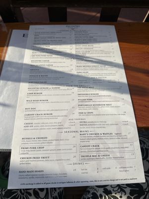 Menu photo 1 Encontro North Park San Diego, CA