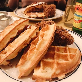 Sweet Chick - The chicken and waffle with spiced pecan - Southern Near Me - New York, New York