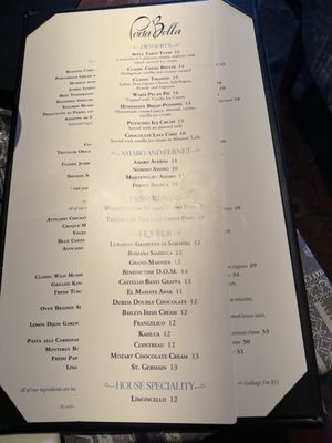 Menu photo 7 PortaBella Carmel, CA