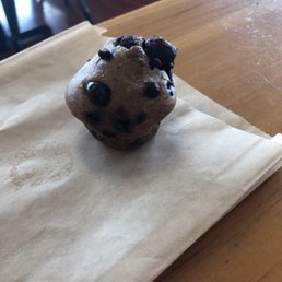 Banana chocolate chip muffin
