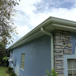 Seamless Gutter Specialist - Fixed a poor installation job by previous "gutter" company.