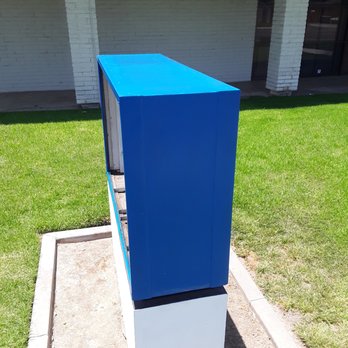 Signs Up - Repainted AZUL Visions sign cabinet while new faces yet to be installed all by Signs Up ! - Signmaking Near Me - Anaheim, California Signs Up - Repainted AZUL Visions sign cabinet while new faces yet to be installed all by Signs Up ! - Signmaking Near Me - Anaheim, California
