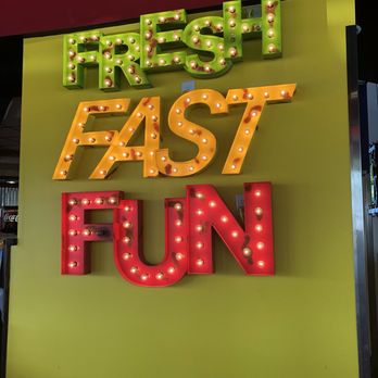 Fuzzy's Taco Shop - Their interior is vibrant and fun - Mexican Near Me - Overland Park, Kansas