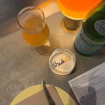 Shukette - Persian Blue Lager - Middle Eastern Near Me - New York, New York Shukette - Persian Blue Lager - Middle Eastern Near Me - New York, New York