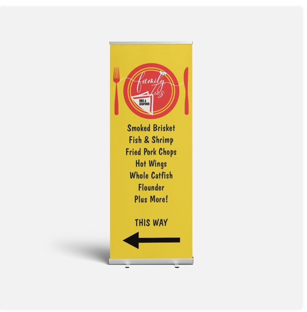 Family Ties BBQ & Seafood Logo