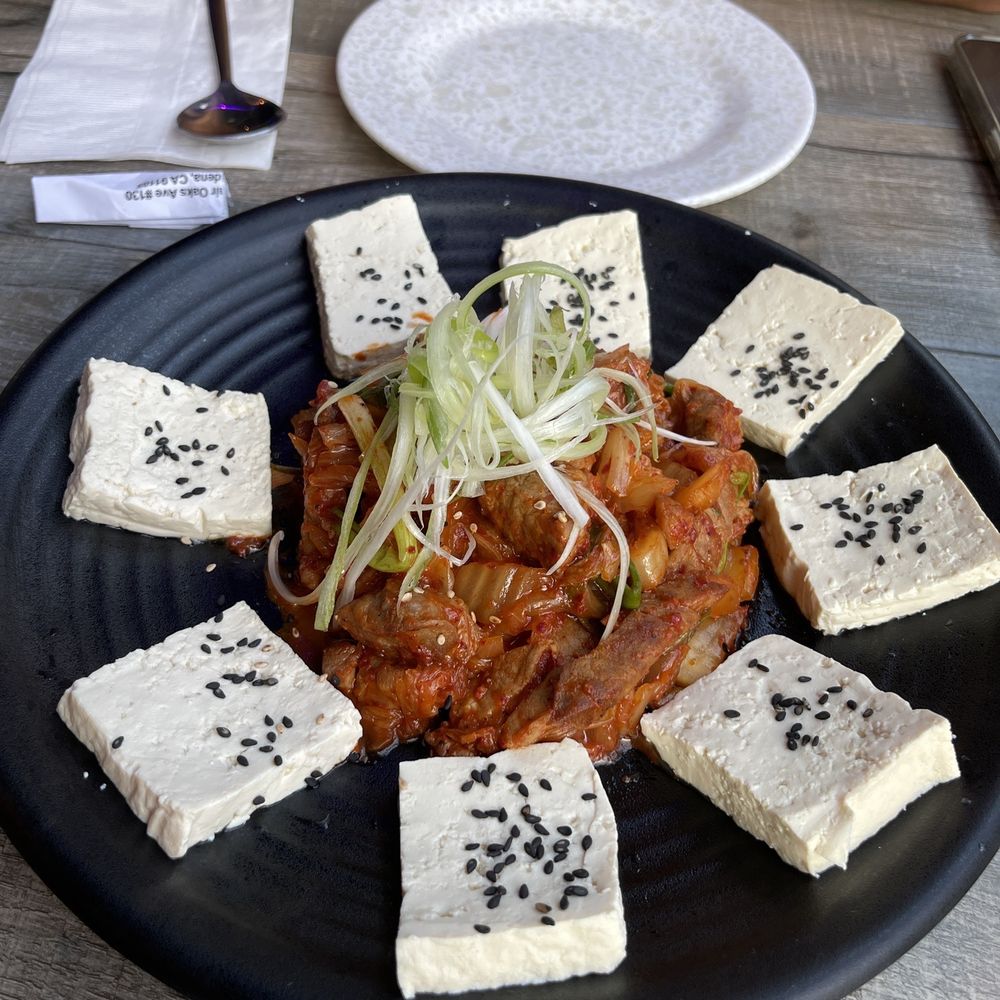Urban Pocha - Grilled pork collar & kimchi with tofu - Korean Near Me - Pasadena, California Urban Pocha - Grilled pork collar & kimchi with tofu - Korean Near Me - Pasadena, California