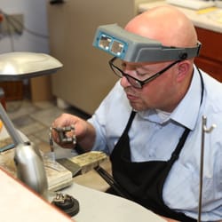 Heritage Jewelers - Instore goldsmith Tom Emmart with 30 years experience.