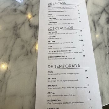 Taqueria Jalisco - ANIA - Drink menu - Mexican Near Me - Chattanooga, Tennessee