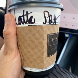 Small soy latte $3.75 + tax Small soy latte $3.75 + tax