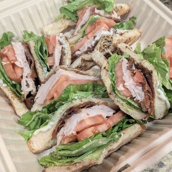 Mythos - Very sloppy club sandwich with zero flavor. Mediocre food and was charged a takeout fee for a phone order. - Greek Near Me - Buffalo, New York