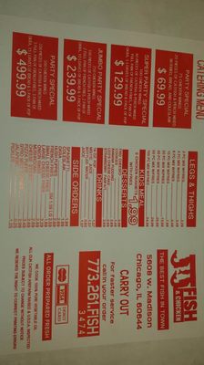 Menu photo 1 J J Fish & Chicken Chicago, IL Menu photo 1 J J Fish & Chicken Chicago, IL