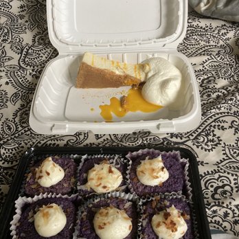 Beastside Kitchen - Mango lilikoi cheesecake & Ube Mochi - Seafood Near Me - Honolulu, Hawaii