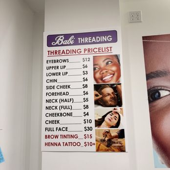 Babi Threading - Threading Pricelist - Threading Services Near Me - Culver City, California Babi Threading - Threading Pricelist - Threading Services Near Me - Culver City, California