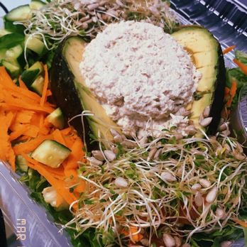 Tomato Patch - Avocado Avocado Stuffed with Tuna Salad - Sandwiches Near Me - Woodland Hills, California Tomato Patch - Avocado Avocado Stuffed with Tuna Salad - Sandwiches Near Me - Woodland Hills, California