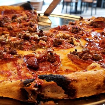 Gallo's Pizza & Bar - pep, cheese, sausage  & bacon.   ala- 3 little pics pizza - Sandwiches Near Me - Dublin, Ohio