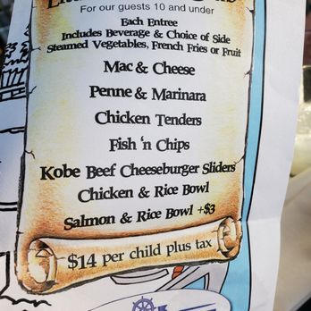 Boathouse on the Bay - Kid's menu - Steakhouses Near Me - Long Beach, California Boathouse on the Bay - Kid's menu - Steakhouses Near Me - Long Beach, California