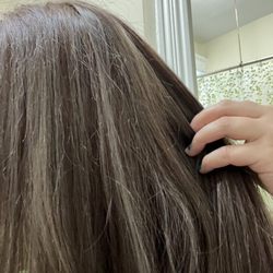 Dellaria Salons & Spa Newton - You can see the breakage and gray that I didn't ask for