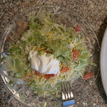 El Sol Family Restaurant - Chicken and bean tostada - Mexican Near Me - Glendale, California