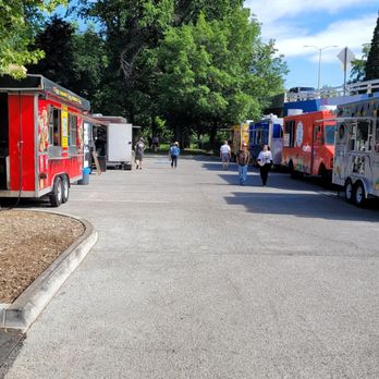 Feed the Camel - food trucks lined up in a parking lot - Food Trucks Near Me - Reno, Nevada Feed the Camel - food trucks lined up in a parking lot - Food Trucks Near Me - Reno, Nevada