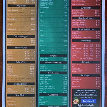 Kabab Paradise - Menu- Front - Halal Near Me - Teaneck, New Jersey Kabab Paradise - Menu- Front - Halal Near Me - Teaneck, New Jersey